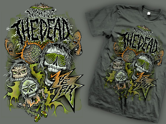 T-Shirt Illustration - siXsiXsiX