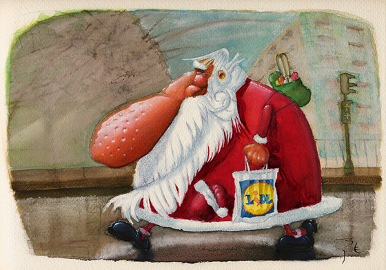 Illustrator - weihnachtsmann