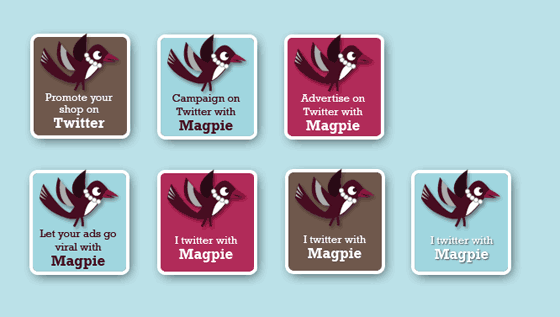 Nadine Rossa - Design Magpie-badges