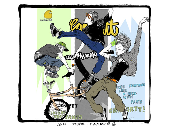 JUN - Store Illustration - Hamburg